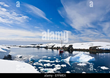 Location dans l'Antarctique Banque D'Images