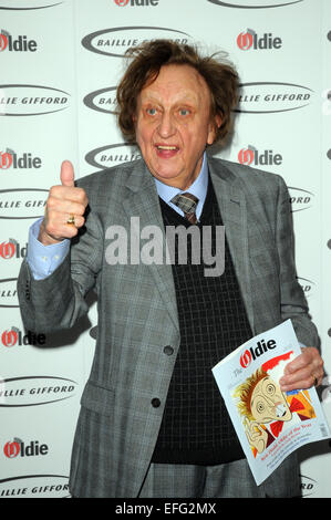 Londres, Royaume-Uni, 03 février 2015 Ken Dodd gagne (Tattifilarious) Ancien de l'année le déjeuner tenu à Simpson's-dans-le-Volet Crédit : JOHNNY ARMSTEAD/Alamy Live News Banque D'Images