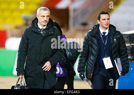 Alain Roche - 01.02.2015 - Monaco/Lyon - 23ème journée de Ligue 1 -.Photo : Serge Haouzi/Icon Sport Banque D'Images