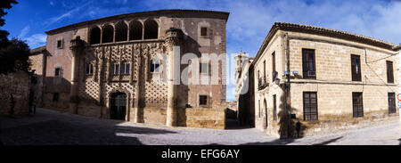 Le palais de Jabalquinto, Baeza. La province de Jaen, Espagne Banque D'Images