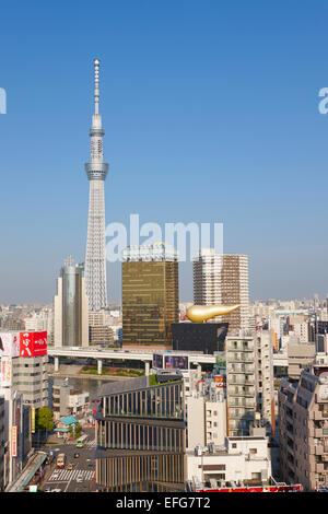 Tokyo et Sumida, Tokyo Skytree, Tokyo, Japon Banque D'Images