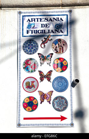 Shopping à Nerja Espagne Banque D'Images