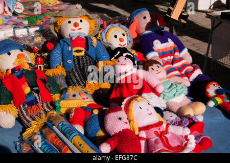 Jouets tricotés à Nerja Espagne Banque D'Images