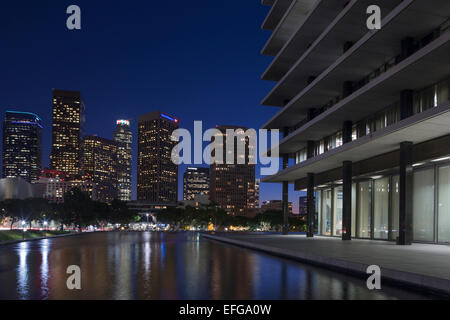 Gratte-ciel de l'EAU ET MINISTÈRE DE PUISSANCE EXTÉRIEURE LOS ANGELES CALIFORNIA USA Banque D'Images