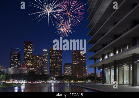 Gratte-ciel de l'EAU ET MINISTÈRE DE PUISSANCE EXTÉRIEURE LOS ANGELES CALIFORNIA USA Banque D'Images