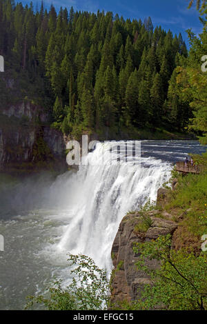 La région de Mesa Falls situé sur la fourchette d'Henry de Fremont County, California, USA. Banque D'Images