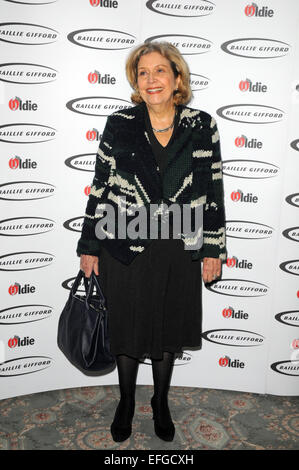 Londres, Royaume-Uni, 03 février 2015 Anne Reid assiste à l'ancien de l'année le déjeuner tenu à Simpson's-dans-le-Volet Crédit : JOHNNY ARMSTEAD/Alamy Live News Banque D'Images