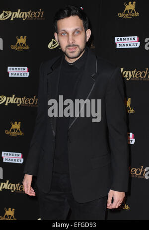 London, UK, UK. 3, 2015. Dynamo assiste à la soirée de lancement de Playtech à Gilgamesh, Camden. Credit : Ferdaus Shamim/ZUMA/Alamy Fil Live News Banque D'Images