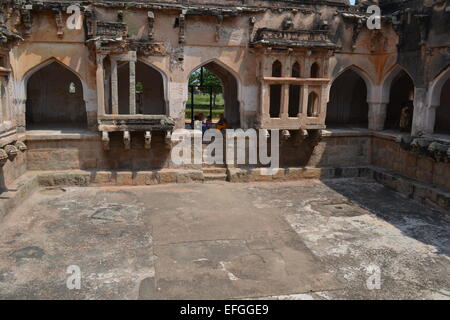 Queens bath @ Hampi - UNESCO World Heritage site Banque D'Images