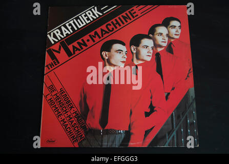 Couverture de l'album kraftwerk 1978, l'homme machine Banque D'Images