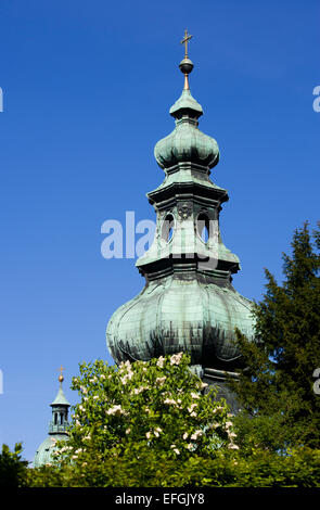 Onion dome de St Peter's Abbey, Salzbourg, Autriche Banque D'Images