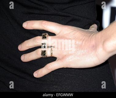 Hollywood, CA. 3, 2015. Sarah Clarke devant le hall des arrivées pour le dépistage, BOSCH le dôme à l'Arclight Hollywood, Hollywood, CA, 3 février 2015. Credit : Dee Cercone/Everett Collection/Alamy Live News Banque D'Images