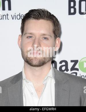 Hollywood, CA. 3, 2015. Luke Kleintank arrivées au dépistage pour BOSCH, Le Dôme à l'Arclight Hollywood, Hollywood, CA, 3 février 2015. Credit : Dee Cercone/Everett Collection/Alamy Live News Banque D'Images