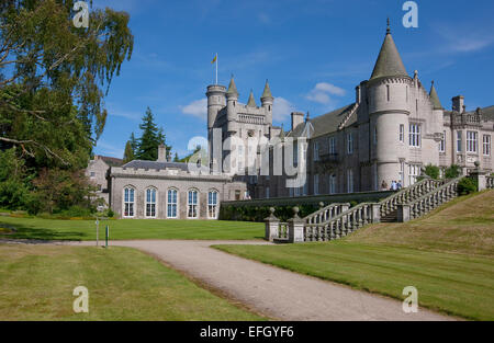 Le château de Balmoral, Royal Deeside, Aberdeenshire Banque D'Images