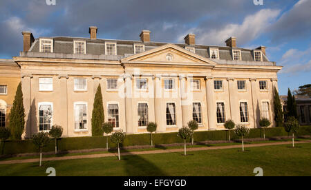 L'architecture géorgienne de l'aile est d'Ickworth House, près de Bury St Edmunds, Suffolk, Angleterre, RU Banque D'Images