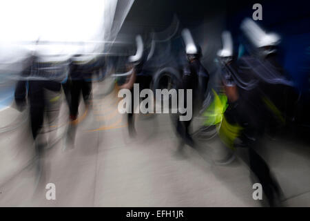 Jerez, Espagne. 4 Février, 2015. Sport Automobile : Championnat du Monde de Formule 1 de la FIA 2015, Test à Jerez, le Crédit photo : dpa alliance/Alamy Live News Banque D'Images