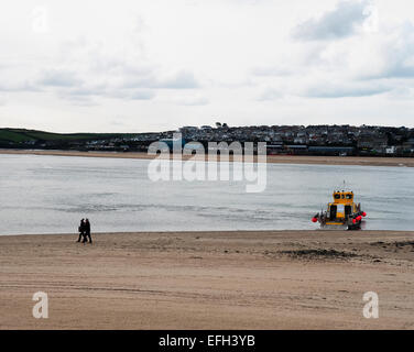 Village exceptionnel de Rock North Cornwall. Banque D'Images