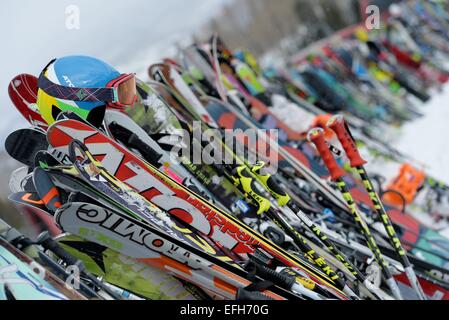 Beaver Creek, Colorado, USA. 06Th Feb 2015. Au ciel les Championnats du Monde FIS de Ski Alpin à Beaver Creek, Colorado, USA, 03 février 2015. Les Championnats du Monde du 02 février au 15 février. Photo : Frank May/photo de l'alliance/dpa/Alamy Live News Banque D'Images