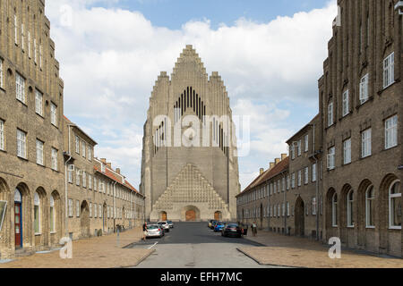 L'église de Grundtvig, bispebjerg à Copenhague, Danemark Banque D'Images