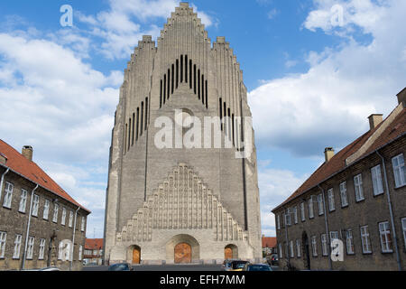 L'église de Grundtvig, Bispebjerg à Copenhague, Danemark Banque D'Images