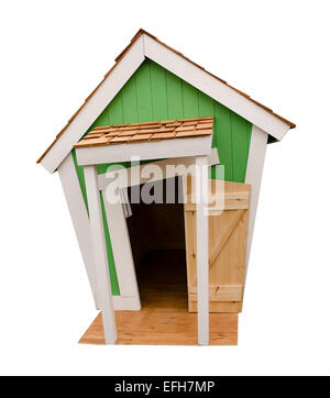 Maison en bois massif, wendy ou play house Banque D'Images