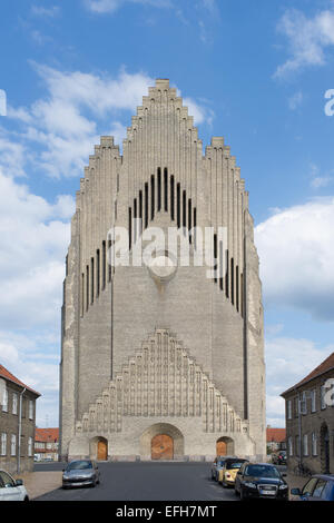 L'église de Grundtvig, Bispebjerg à Copenhague, Danemark Banque D'Images