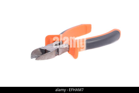 Outils pinces. Isolé sur Bacground blanc. Banque D'Images