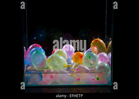 Festival indien holi Balloon Personne n Banque D'Images