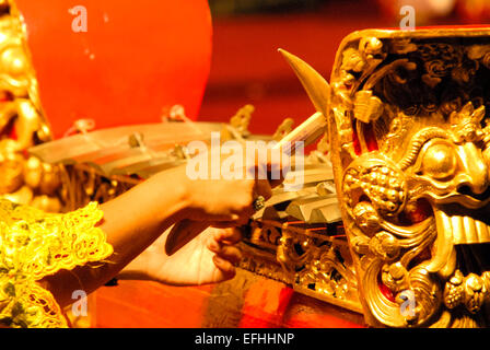 Le Gamelan Orchestra à Ubud, Indonésie Banque D'Images