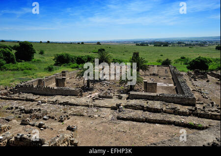Medina Azahara, les ruines d'un palais fortifié médiévale musulmane arabe-city près de Cordoba, Espagne Banque D'Images