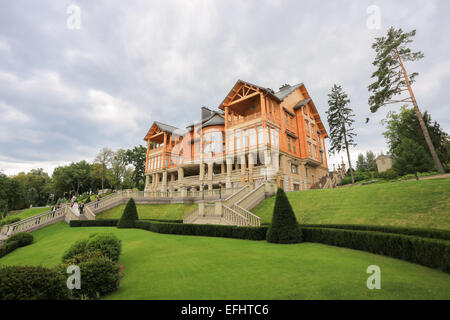 Honka house en Mezhyhirya Banque D'Images