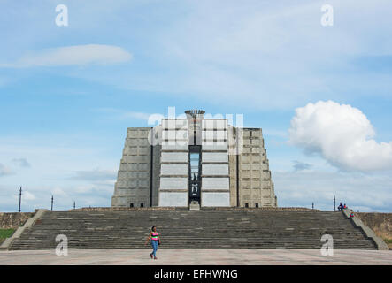 République dominicaine. La controverse a Faro Colon (phare de Colomb) à Saint-Domingue. 2015. Banque D'Images