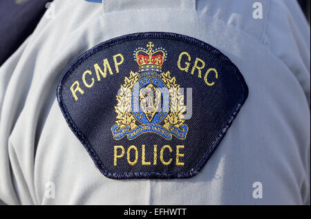 "Gendarmerie royale du Canada GRC GRC Police" badge, Canada Banque D'Images