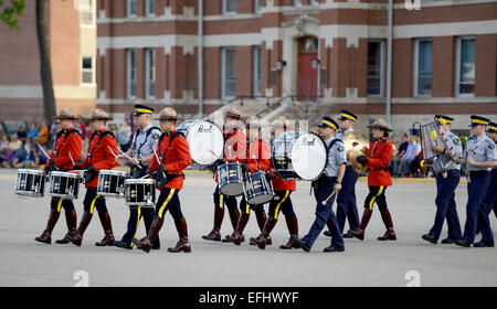 Fanfare, Gendarmerie royale du Canada, GRC Division Dépôt de la GRC à Regina, Saskatchewan, Canada Banque D'Images