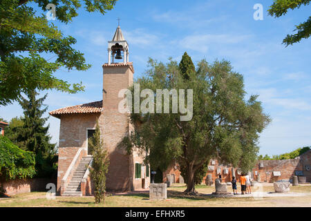 Église, Torcello, Santa Fosca, Santa Maria Assunta, Venise, Venise, Italie, Europe Banque D'Images