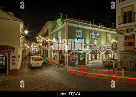 Antigua pharmacy Zafra, Badajos ; l'Estrémadure, Espagne, Europe Banque D'Images