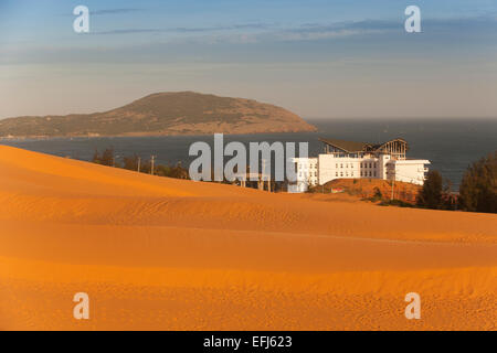 Les dunes de sable rouge de Mũi Né, Vietnam Banque D'Images