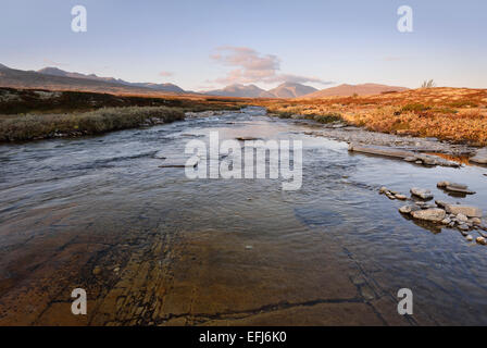 Store Ula River dans le Parc National de Rondane, Otta, Norvège Banque D'Images