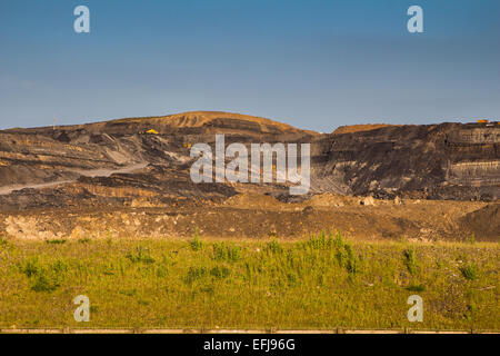 Mine à ciel ouvert près de Merthyr Tydfil au Pays de Galles. Banque D'Images