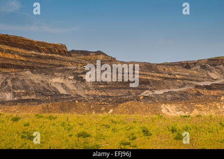 Mine à ciel ouvert près de Merthyr Tydfil au Pays de Galles. Banque D'Images