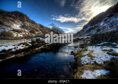 Blea Tarn Gill, Watendlath valley, Lake District. Banque D'Images