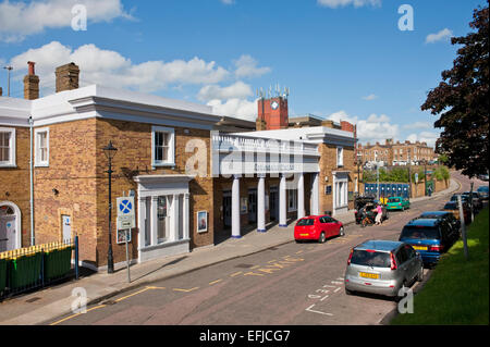 La gare de Gravesend Kent avant la nouvelle route mise en page Banque D'Images