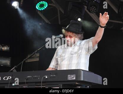 Camp Bestival 2014 - Jour 4 : Chas Hodges où Lulworth, Royaume-Uni : Quand : 03 août 2014 Banque D'Images