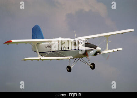 Antonov An-3 dans le vol. Banque D'Images