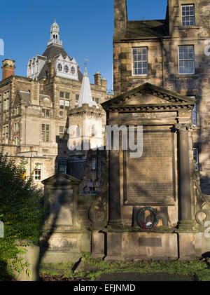 Dh Greyfriars kirkyard Greyfriars kirkyard Édimbourg Édimbourg GREYFRIARS vieux cimetière cimetière pierres tombales uk Banque D'Images