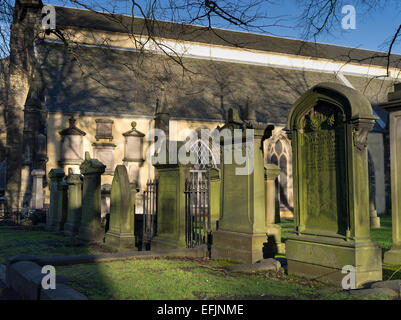 dh Greyfriars kirkyard GREYFRIARS ÉDIMBOURG cimetière Grayfriars église ancien cimetière gravestones kirk royaume-uni Banque D'Images