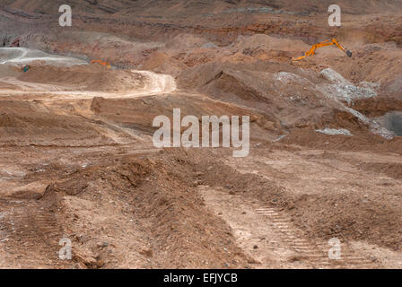 La kaolinite mine en y Lyubashenko, Iran Banque D'Images