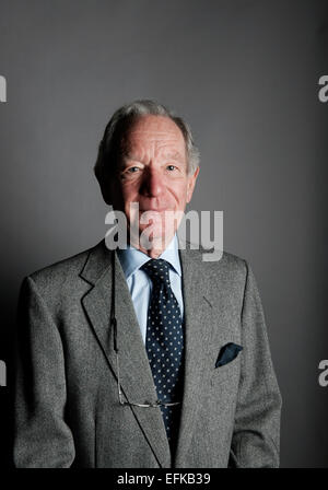 Michael Buerk, Jungle survivant de l'année, l'ancien de l'année 2015 Banque D'Images