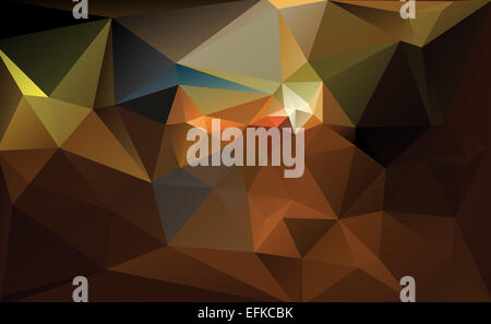 Résumé motif géométrique avec polygone triangle forme paramétrique Banque D'Images