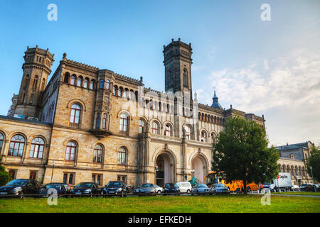 Hanovre - 6 octobre : l'Université de Hanovre s'appuyant sur 6 Octobre 2014 à Hanovre, en Allemagne. Banque D'Images